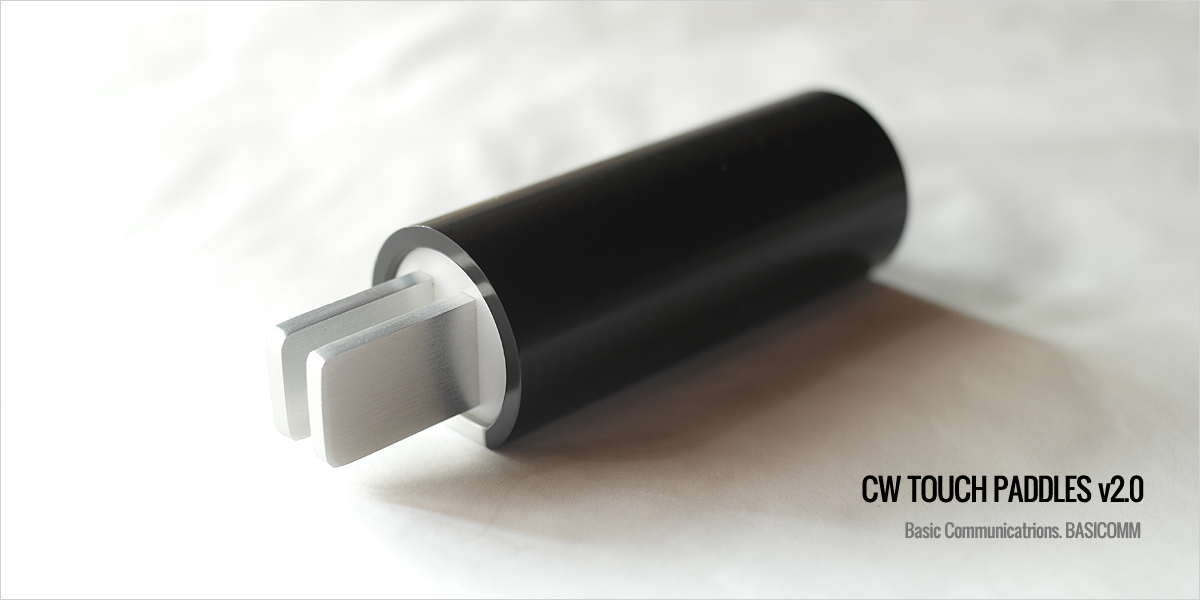 CW-MINI（CWmini) パドル CW TOUCH PADDLES v2.0 BASICOMM Japan @ BASICOMM
